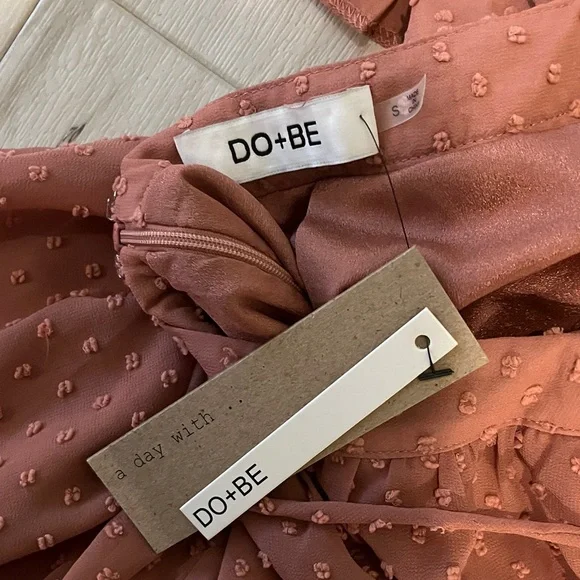 DO+BE Rust Ruffle Dress - Picture 3 of 3